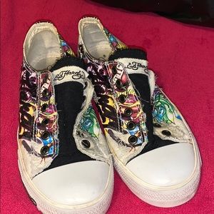 Casual slip on shoes by Ed hardy